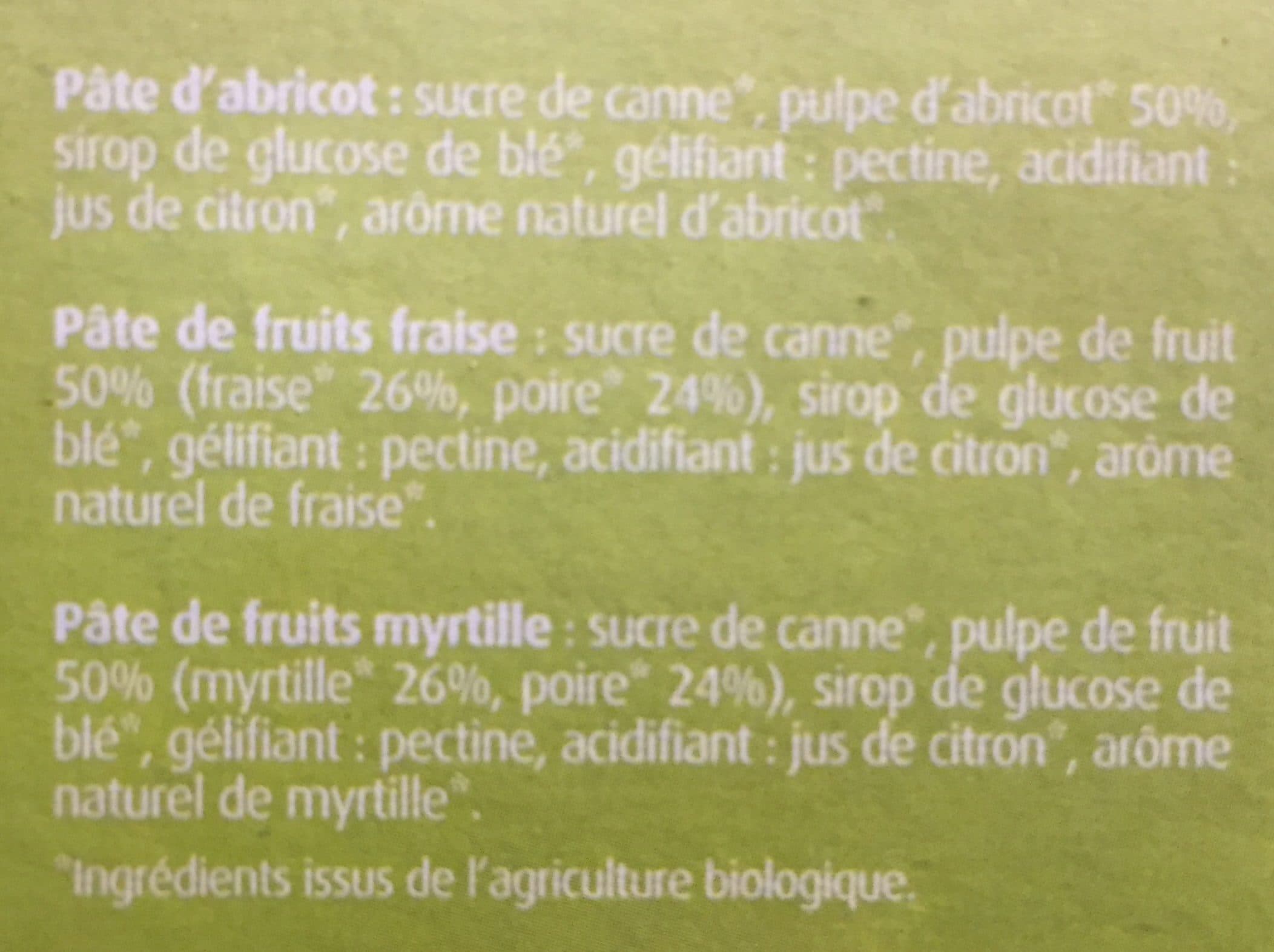 France Marion Confiseur Pâtes de Fruits de Provence Bio France Marion étui packshot