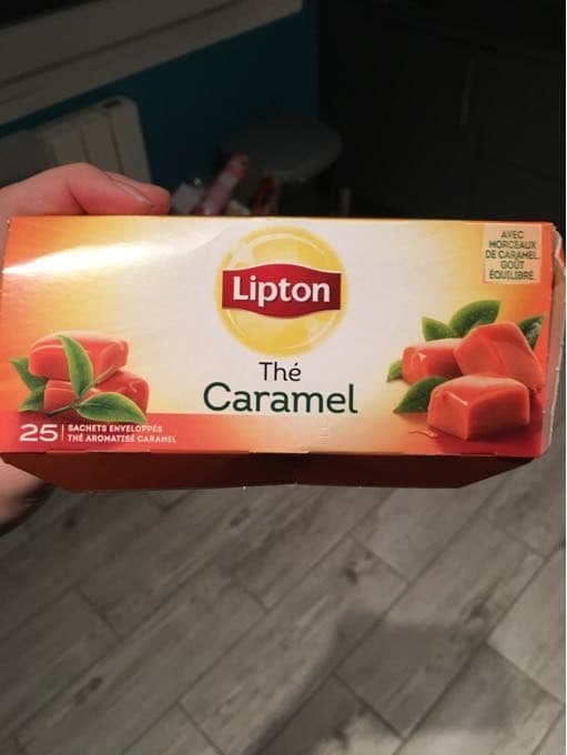 Lipton The caramel packshot
