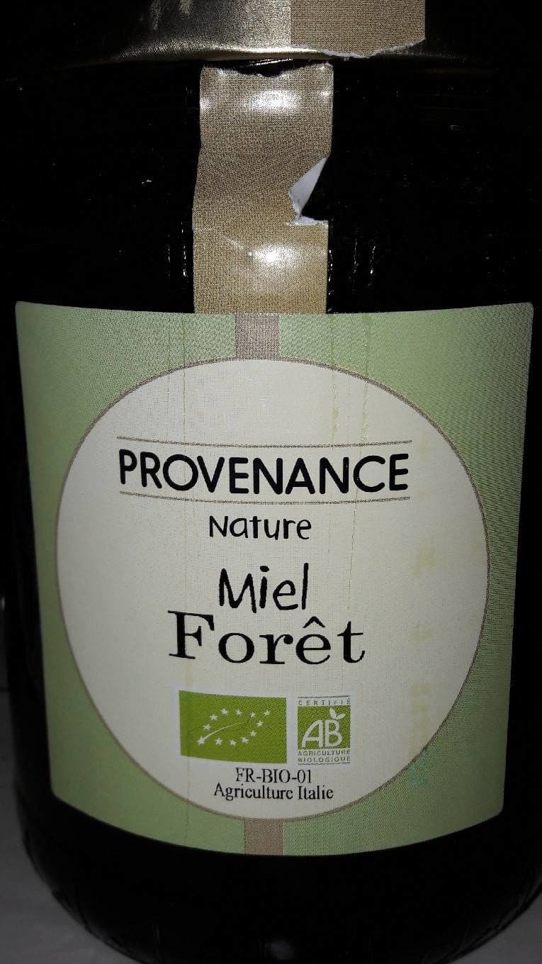Provenance Nature Miel Forêt bio packshot