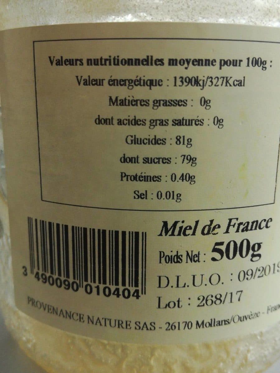 Provenance nature Miel de France garrigue packshot