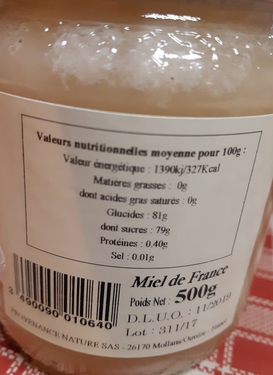 Provenance Nature Miel de France romarin packshot