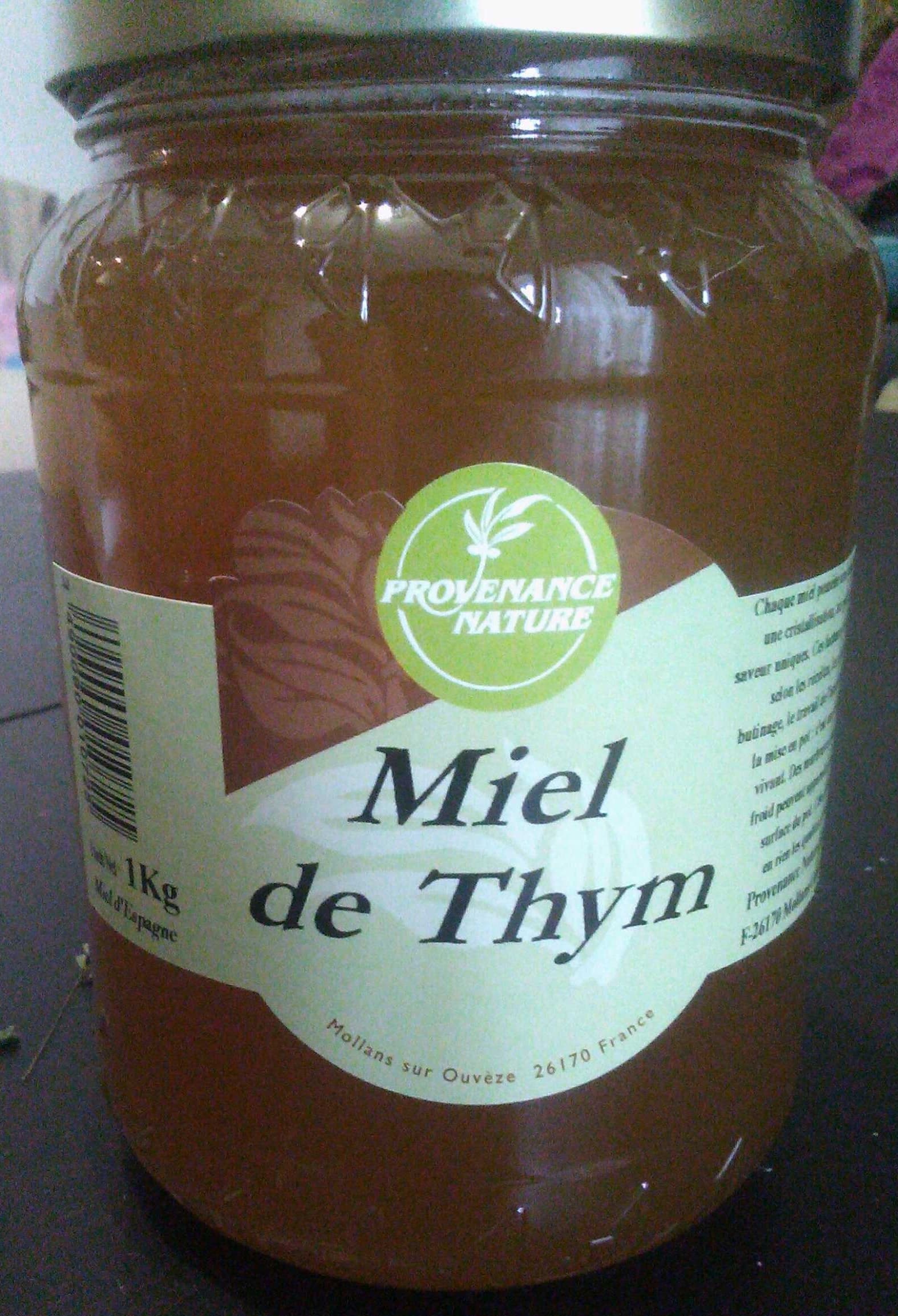 Provenance Nature Miel de Thym packshot