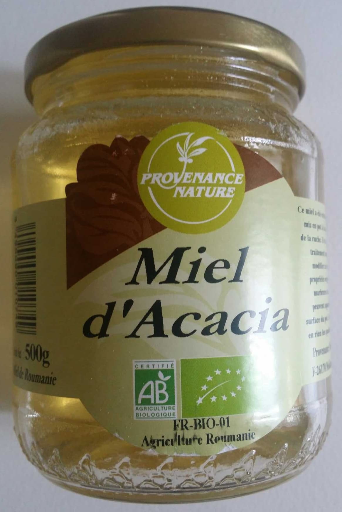 Provenance Nature Miel d'Acacia packshot