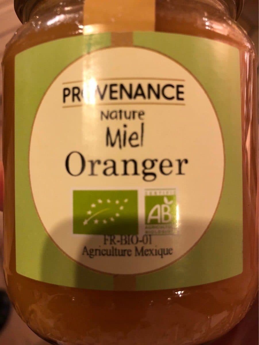 Provenance Nature Miel Oranger packshot