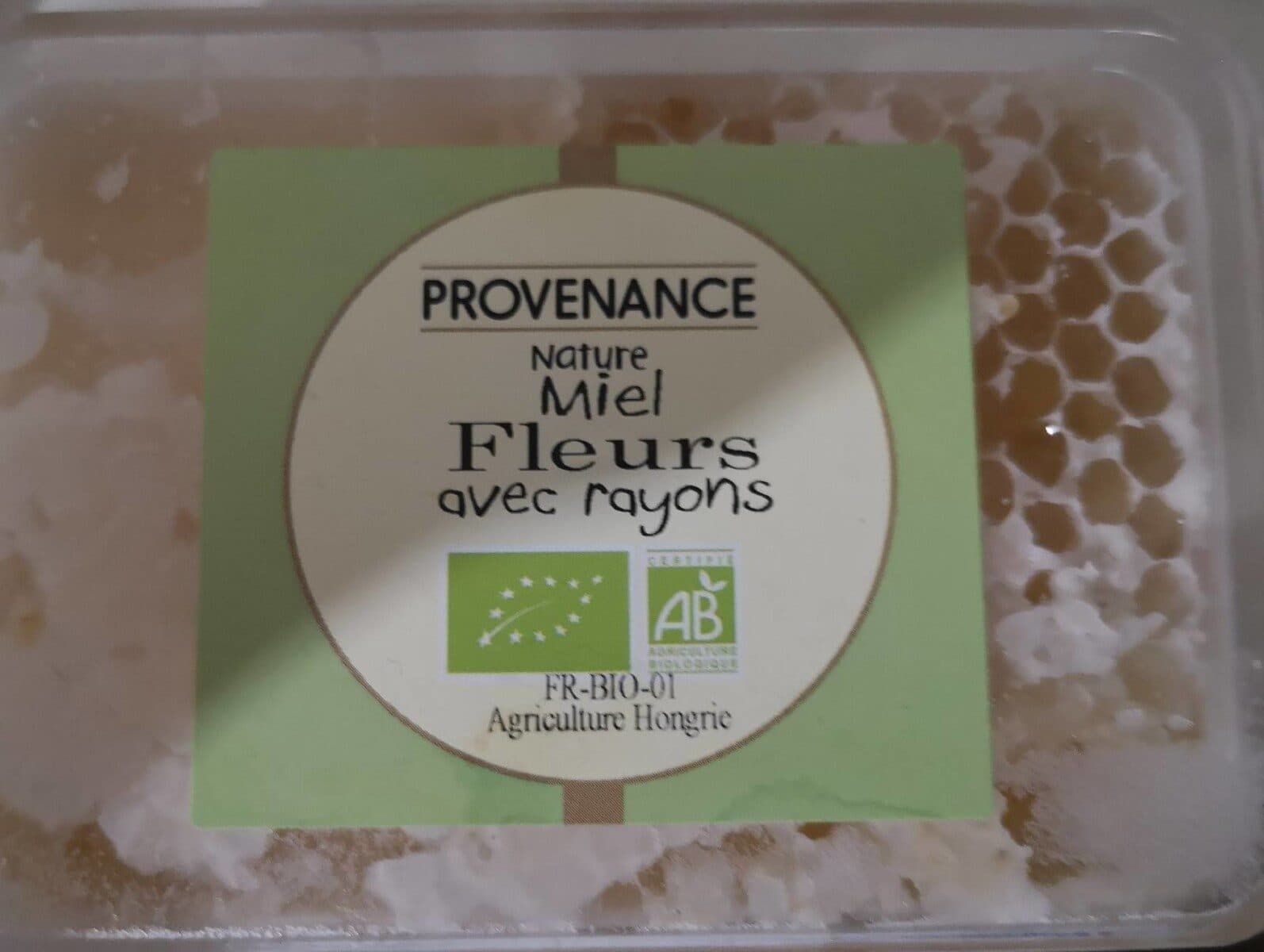 Provenance Nature Miel fleurs avec rayon packshot