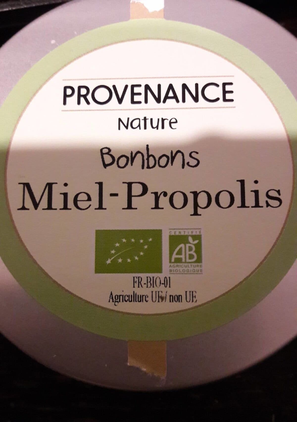 PROVENANCE NATURE Bonbon miel propolis packshot