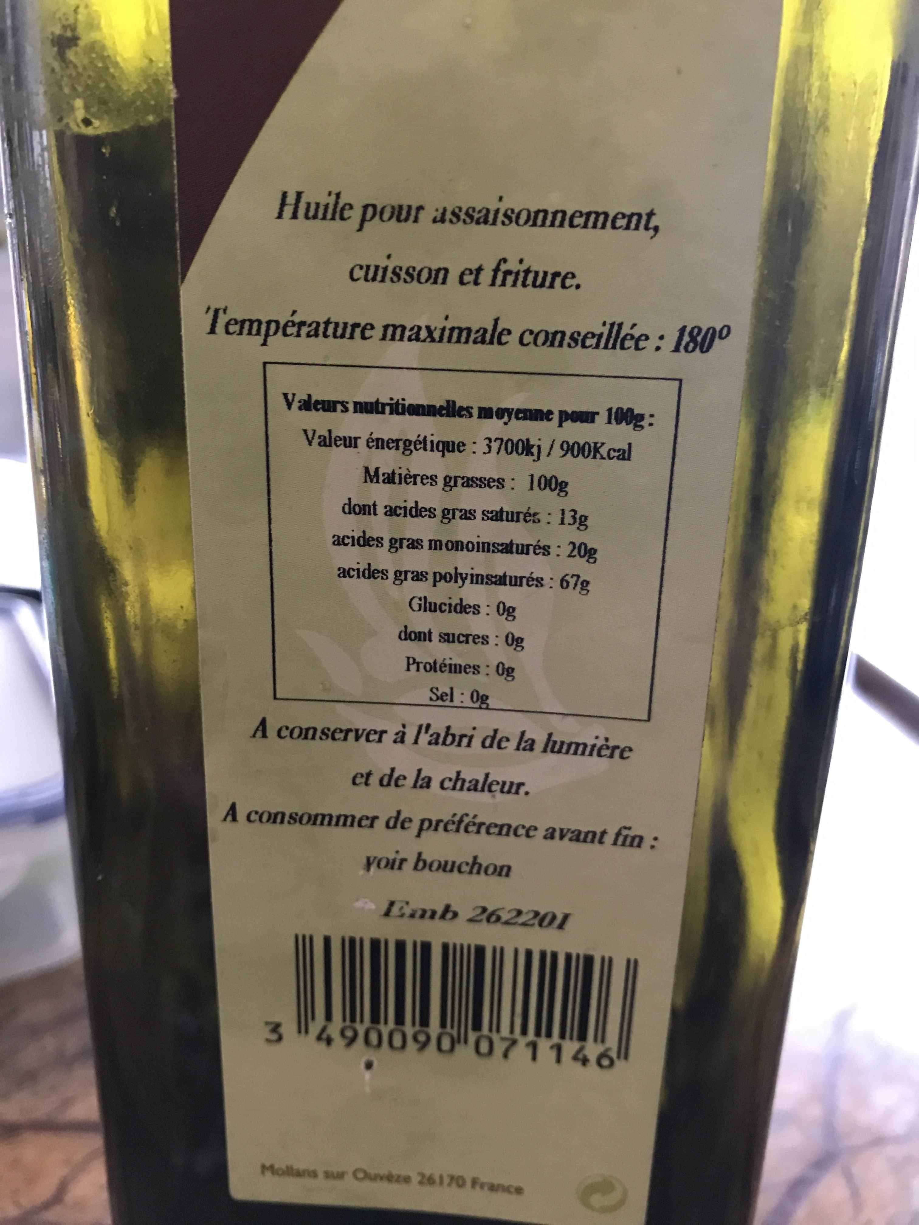 Provenance Nature Huile de pépins de raisin packshot