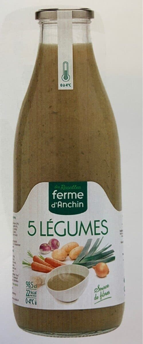Ferme d'anchin Soupe 5 légumes packshot