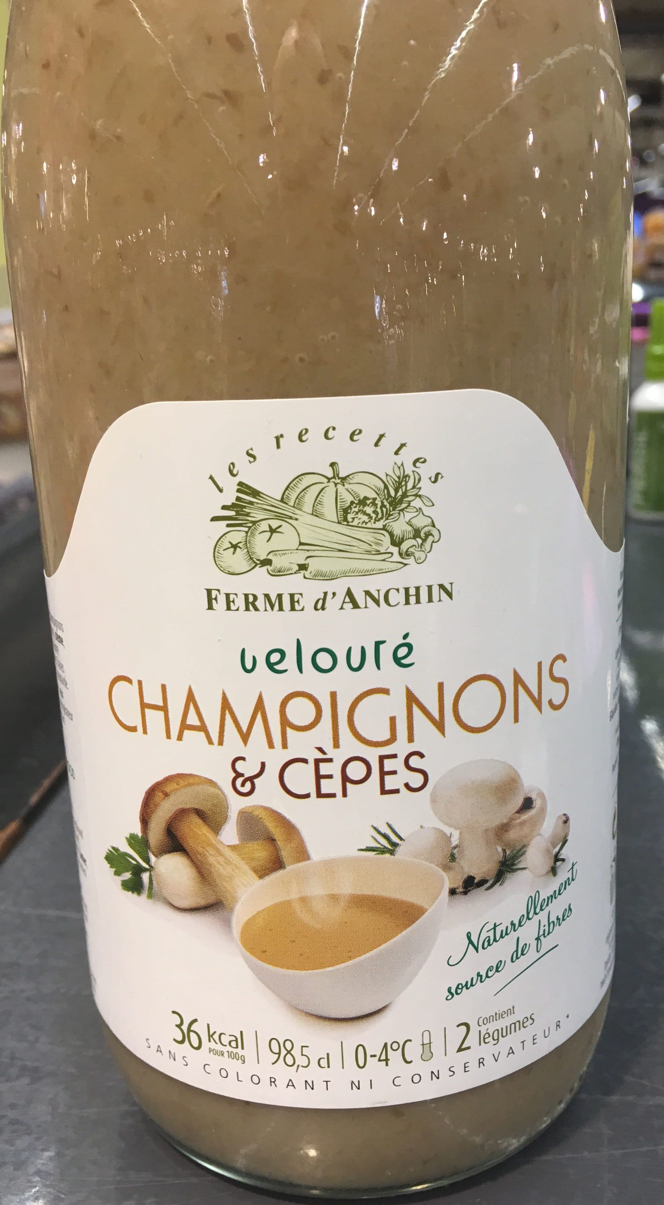 Ferme d'Anchin Velouté champignons & cèpes packshot