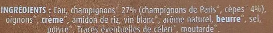 Ferme d'Anchin Veloute champignons et cepes packshot