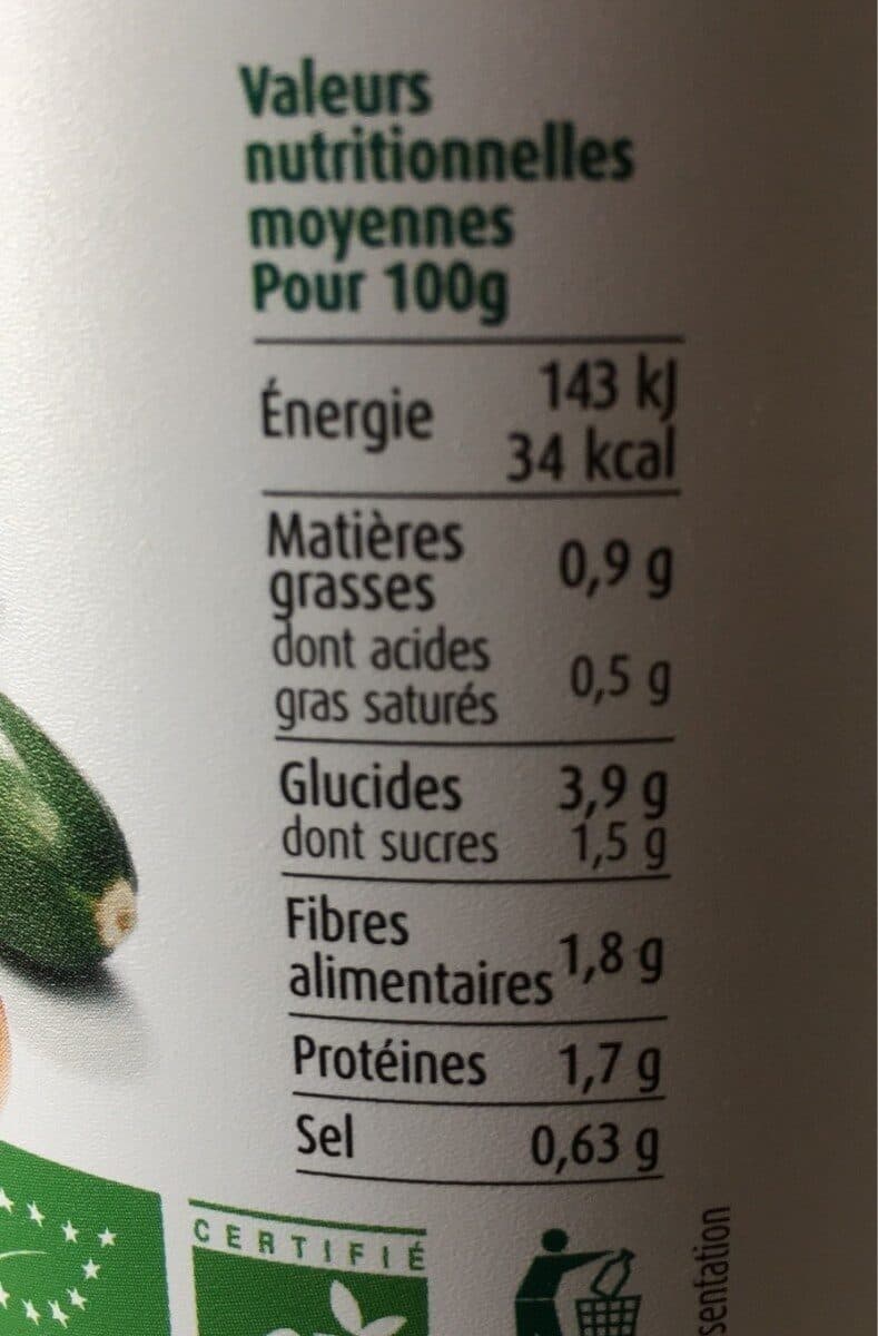Ferme d'Anchin Petits pois, brocoli & courgette packshot