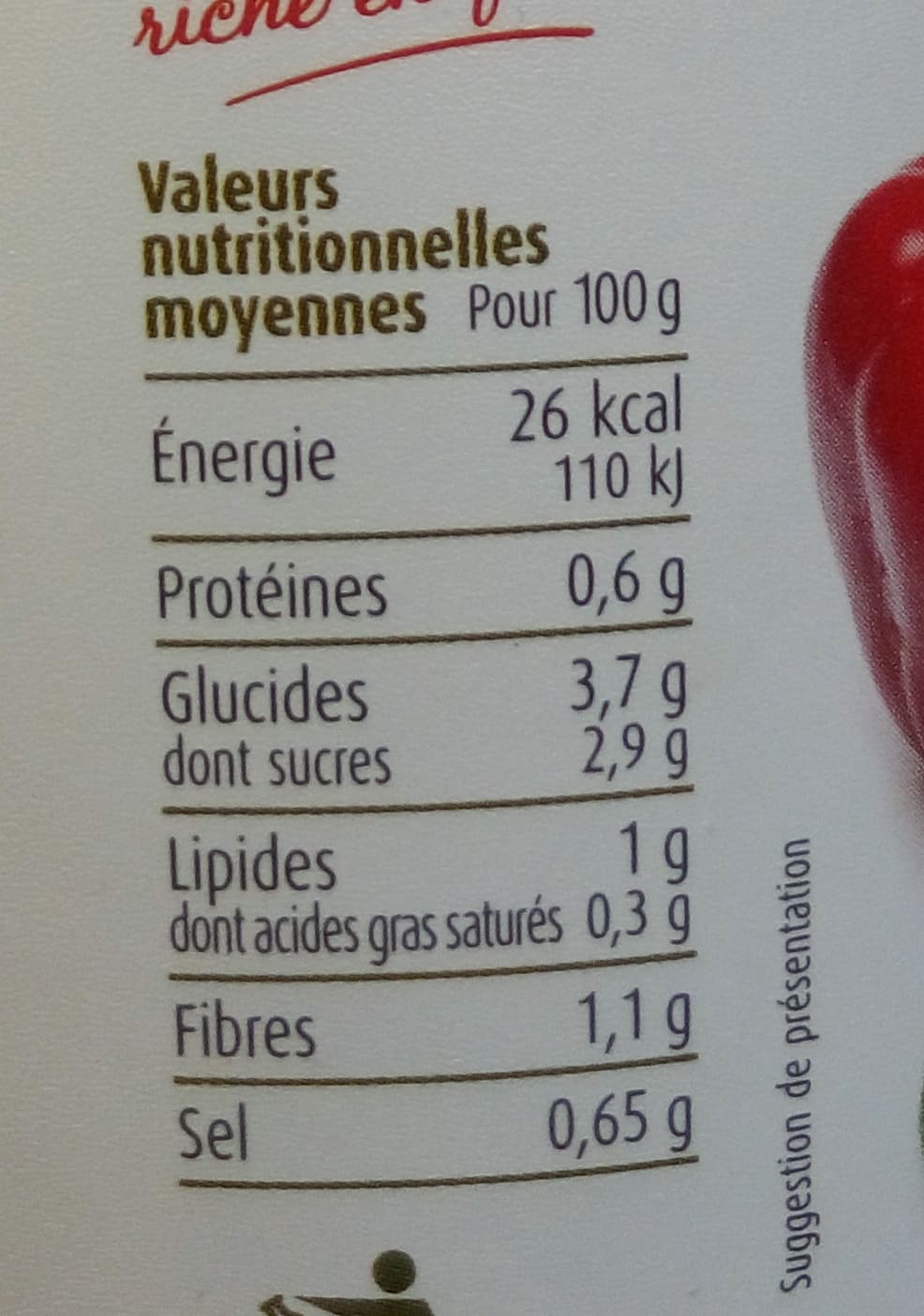 Ferme d'Anchin Gaspacho Andalou packshot