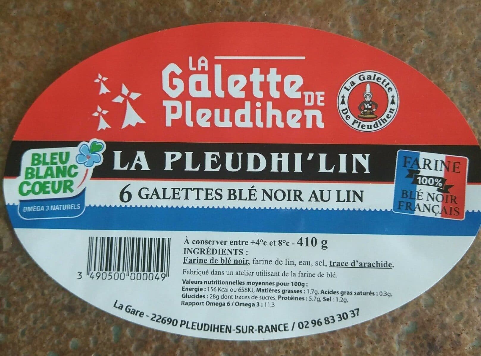 Open Food Facts La galette de pleudhi'lin packshot