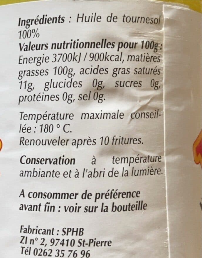 Bourbon Huile de Tournesol packshot