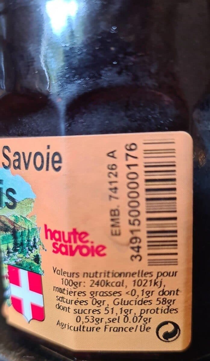 Bellamy Confiture de Savoie Cassis packshot
