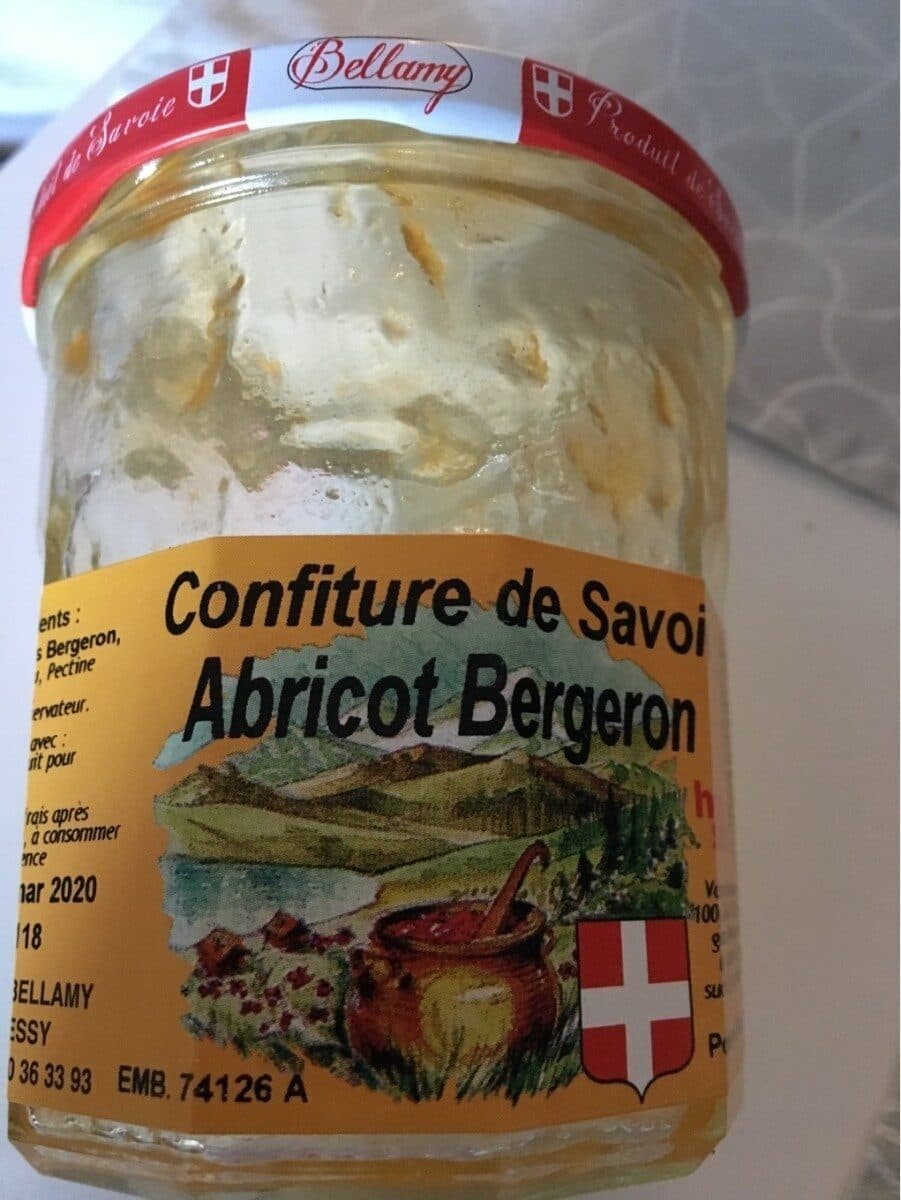 Bellamy Confiture de Savoie - Abricot Bergeron packshot