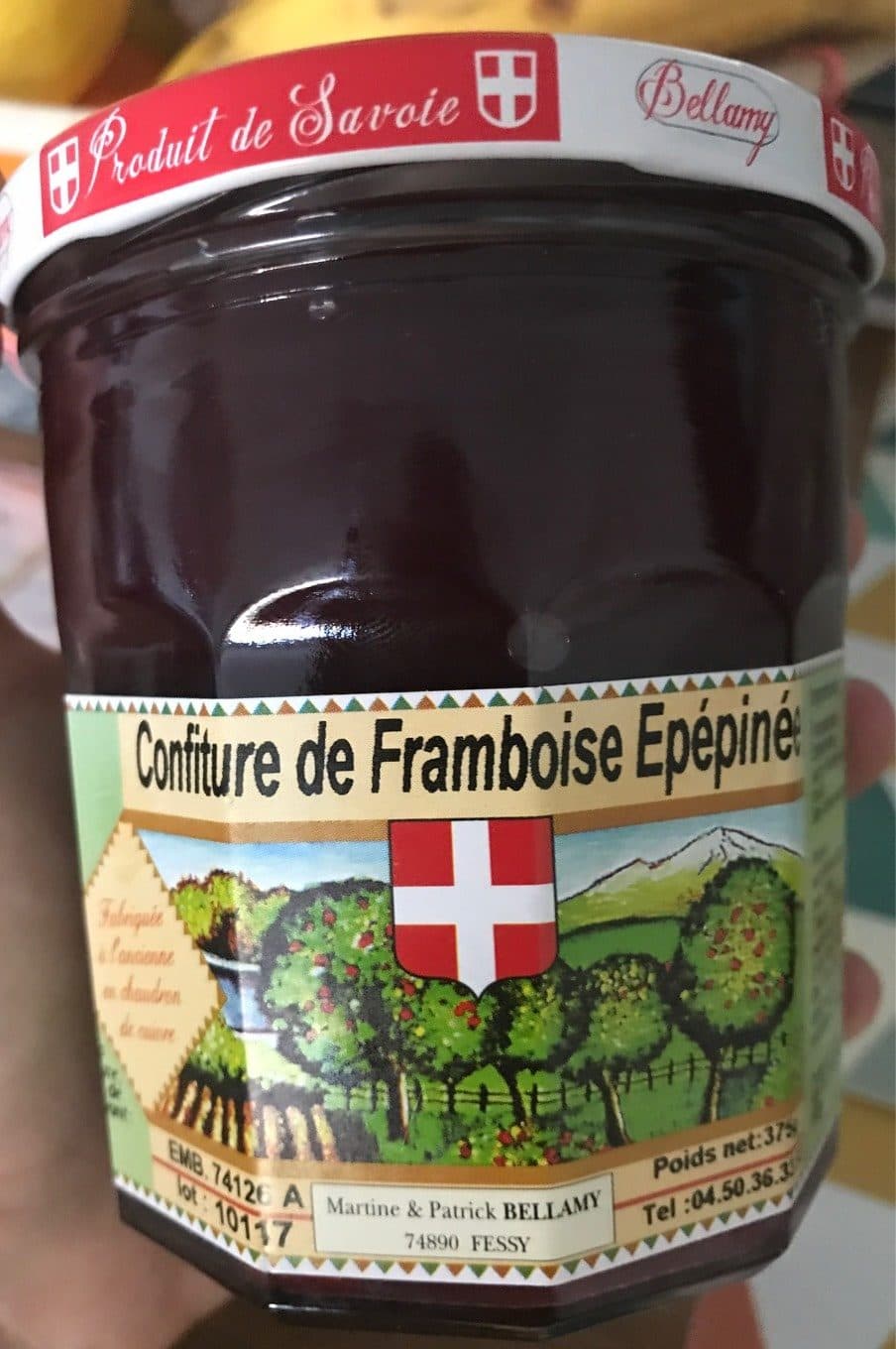 Bellamy Confiture framboise épépinée packshot
