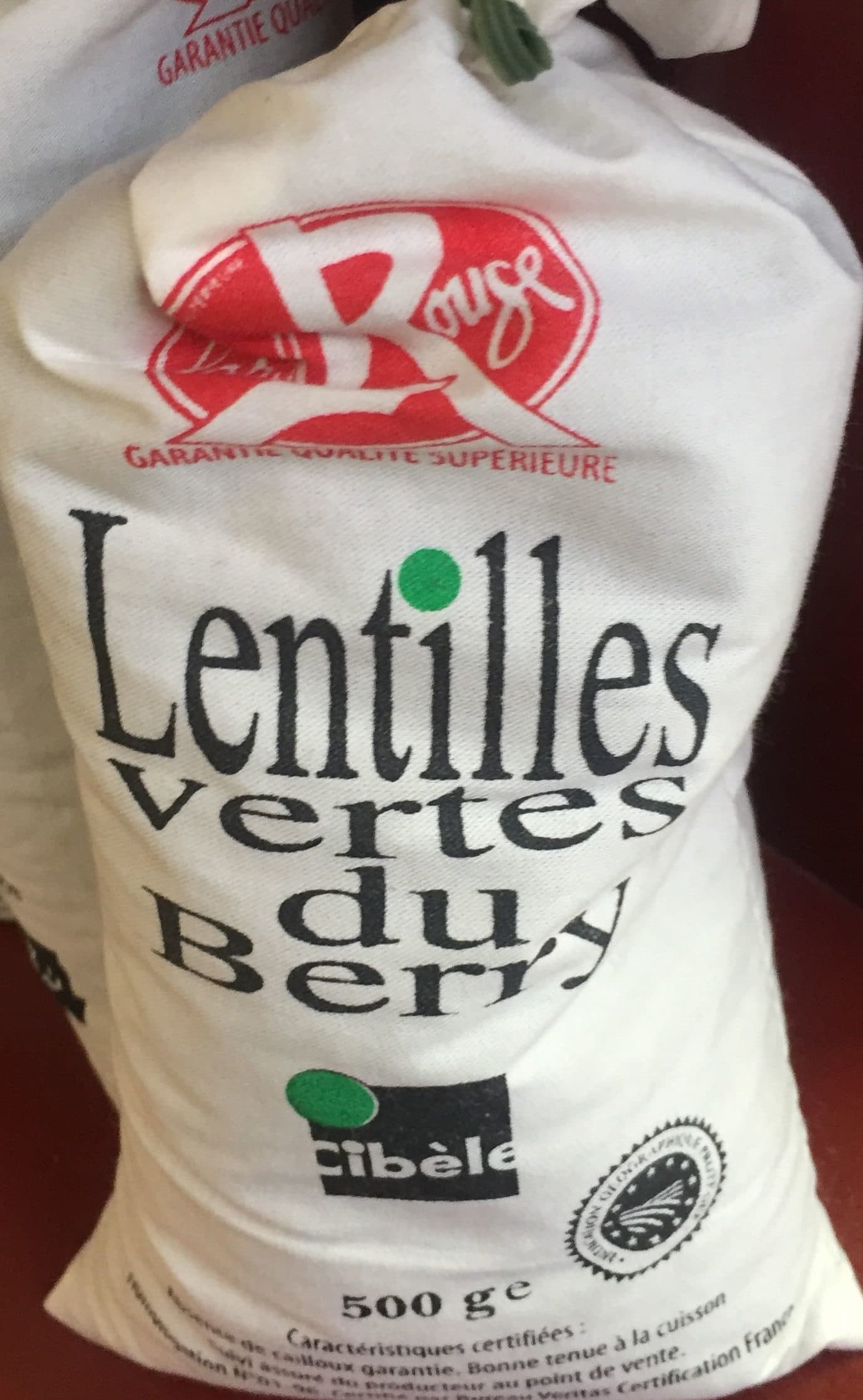 Cibèle Lentilles Vertes du Berry packshot