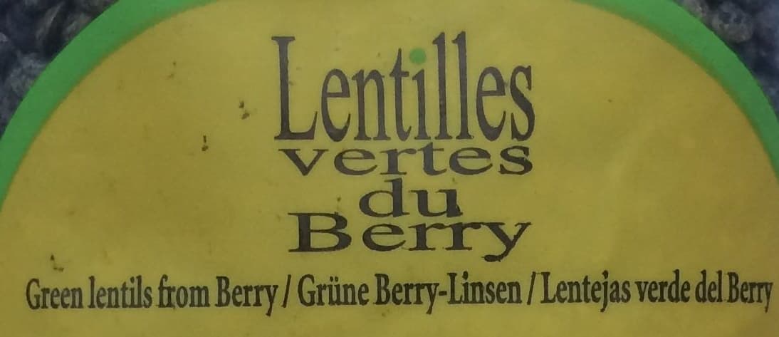 Label Rouge Lentilles vertes du Berry packshot
