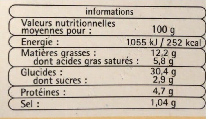 Chantegel 10 Feuilletés Jambon-fromage, 650 Grammes, Marque Chantegel packshot