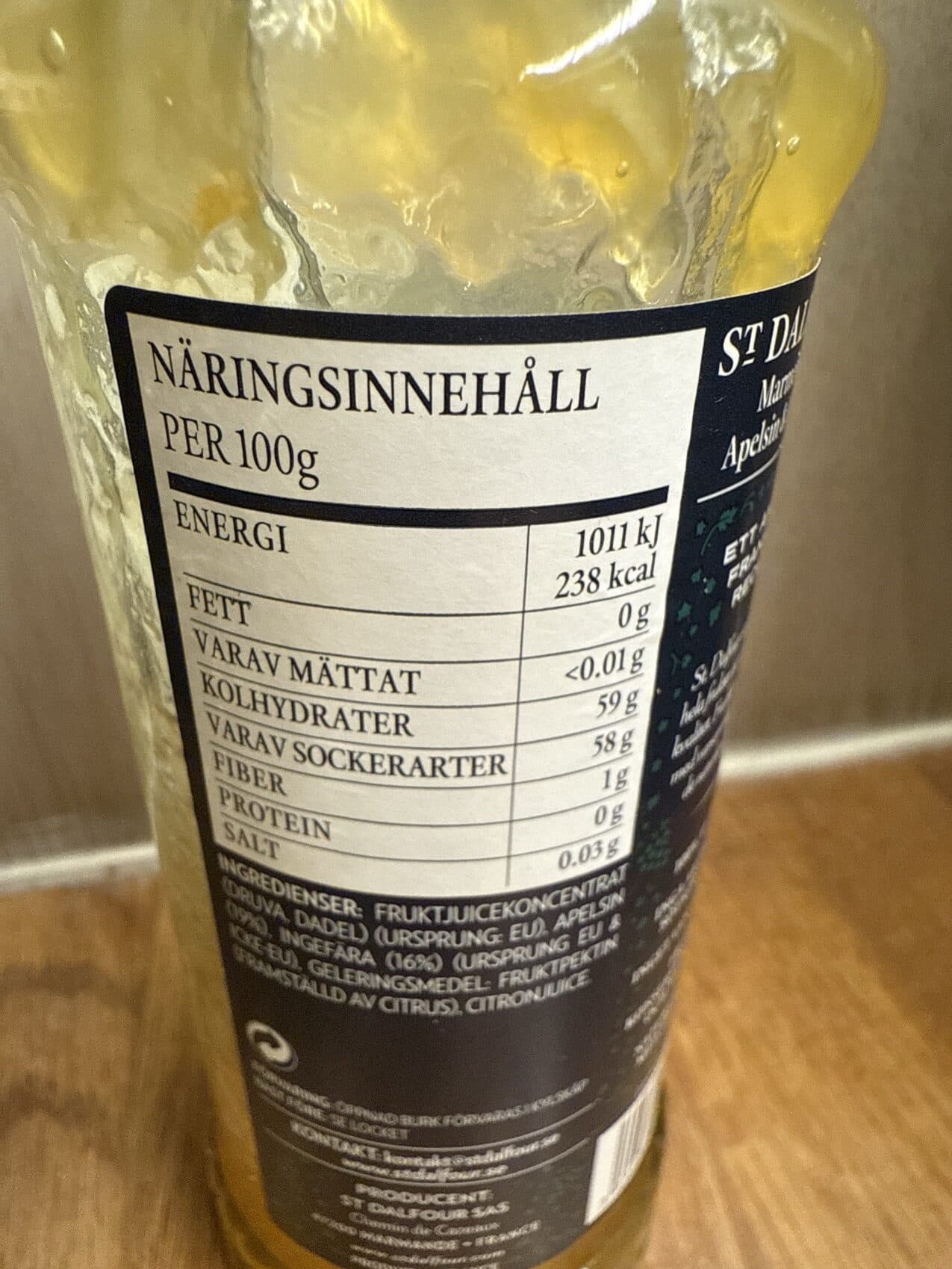 St Dalfour D Ingefära & Apelsin. packshot