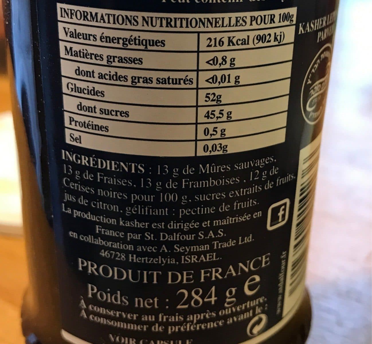 St. Dalfour Préparation de fruits Quatre fruits packshot