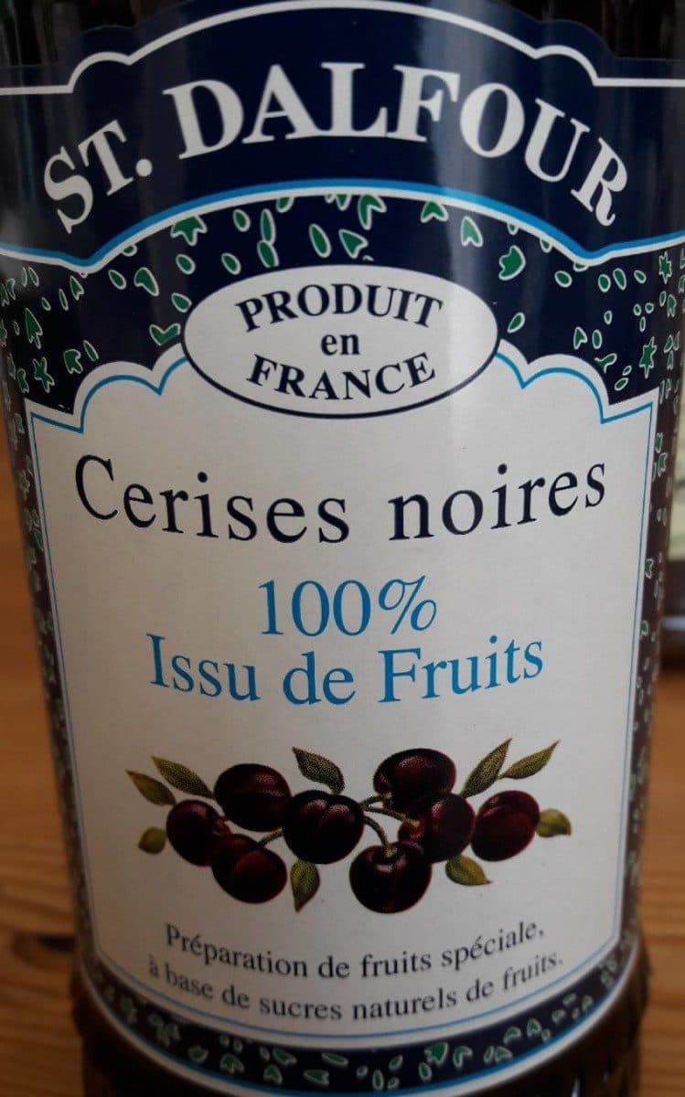 St. Dalfour Cerises noires préparation de fruits packshot