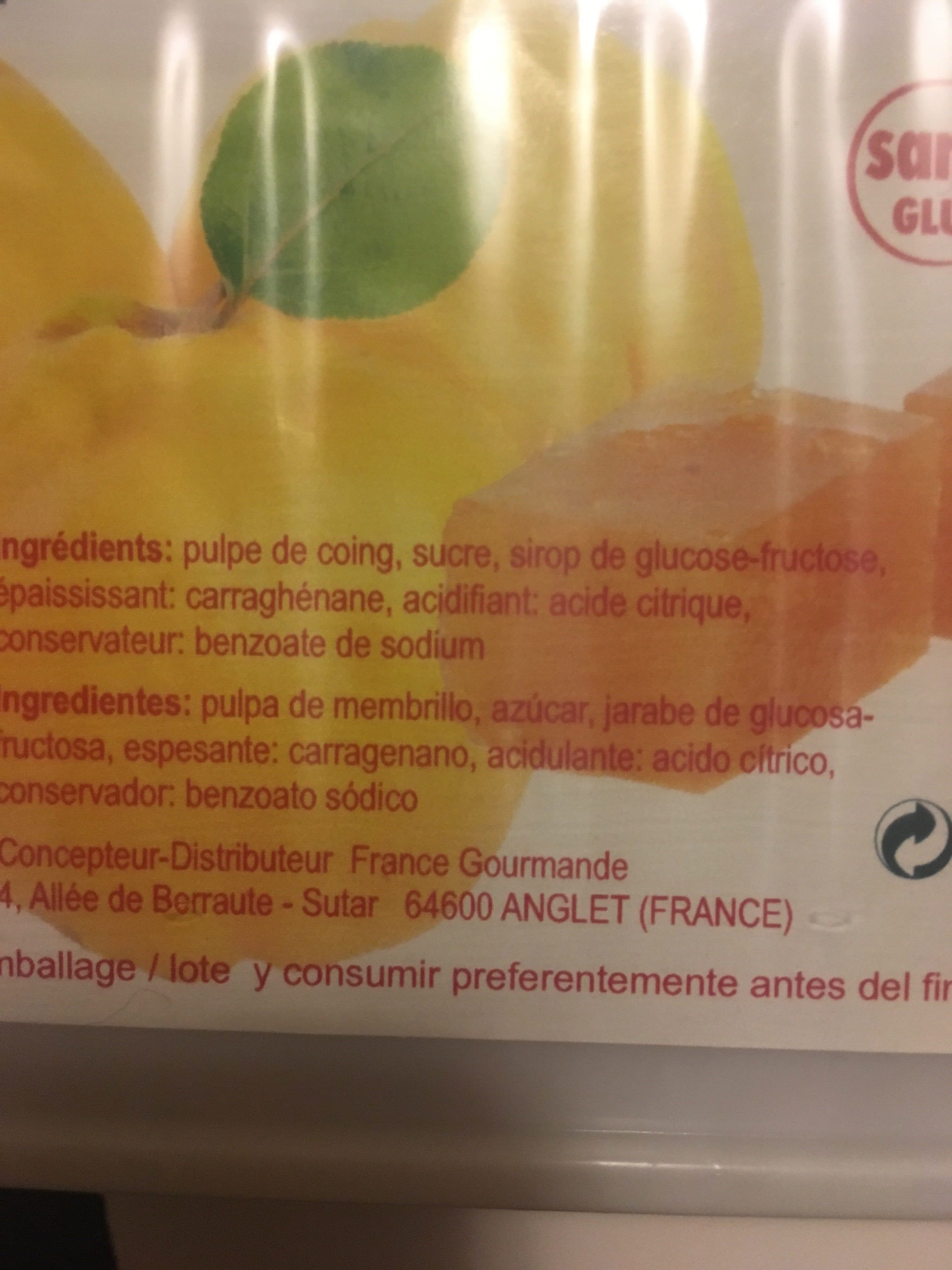 Gurea Pate de coing packshot