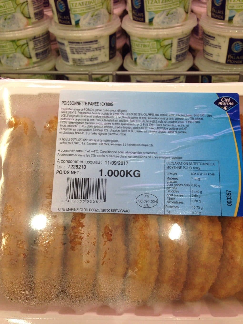 Cité Marine Poissonnette panee 10x100G packshot