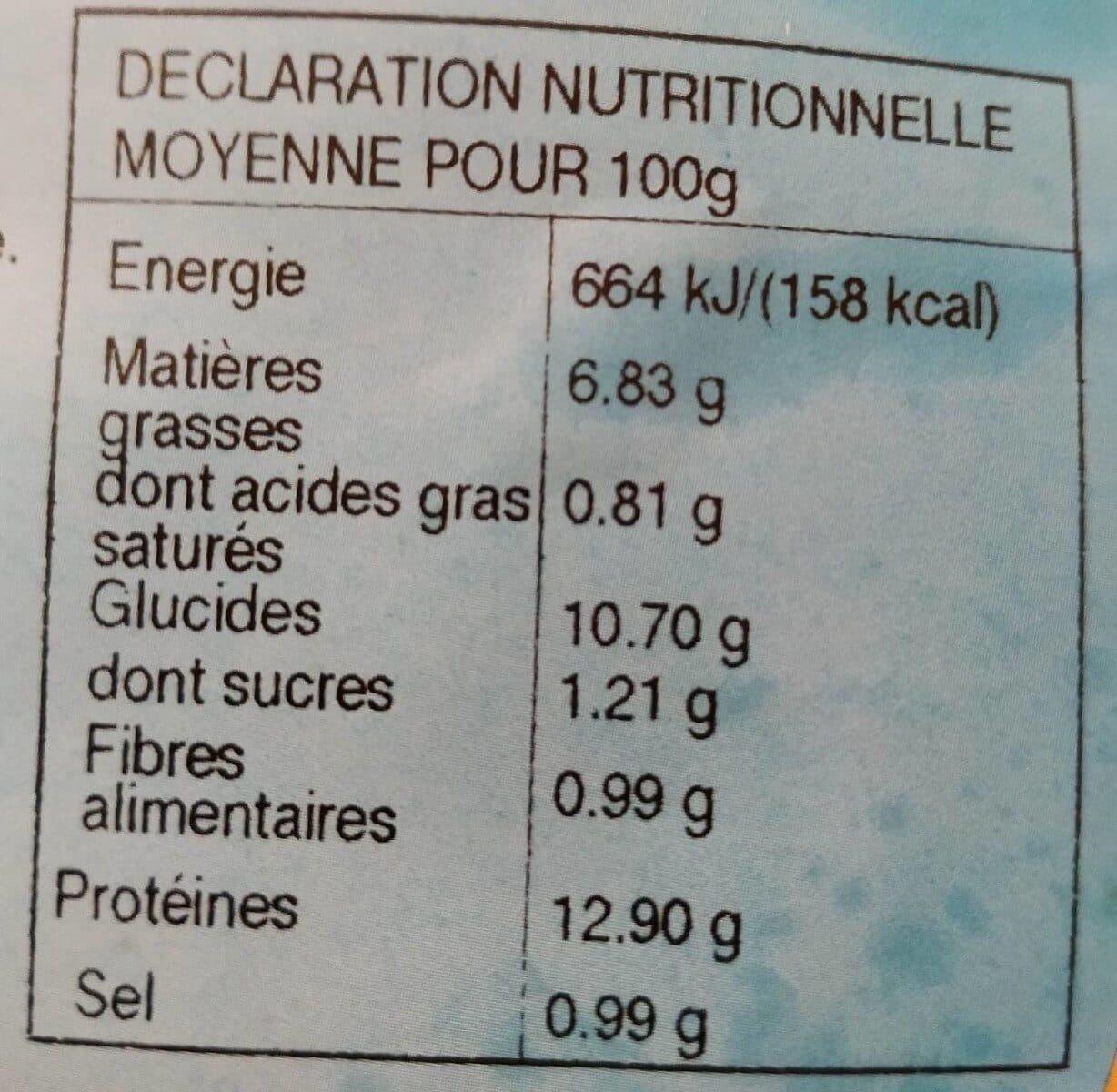 Cité Marine Panache de poisson meuniere cuit refrigéré packshot