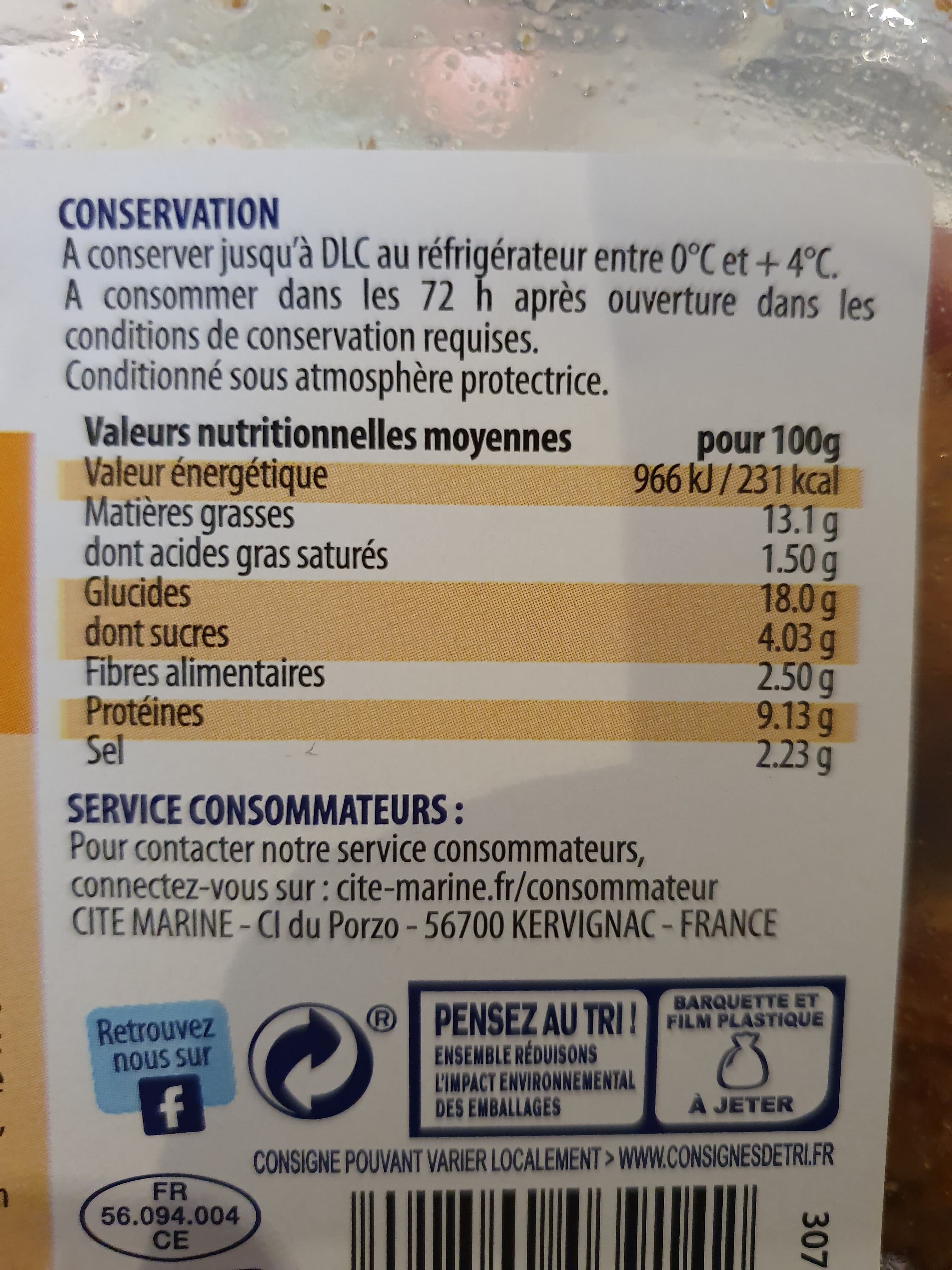 Cité marine Accras aux crevettes à la créole - 180g - Frais packshot