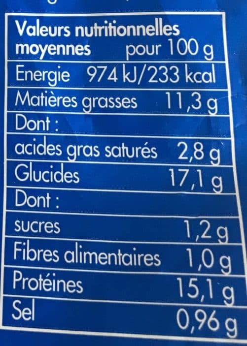 Toupargel Panés de la Mer au Fromage Fondu packshot