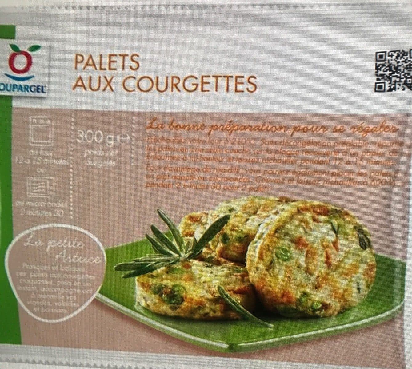 Toupargel Toupargel 8 Palets aux Courgettes 300 g Surgelé packshot