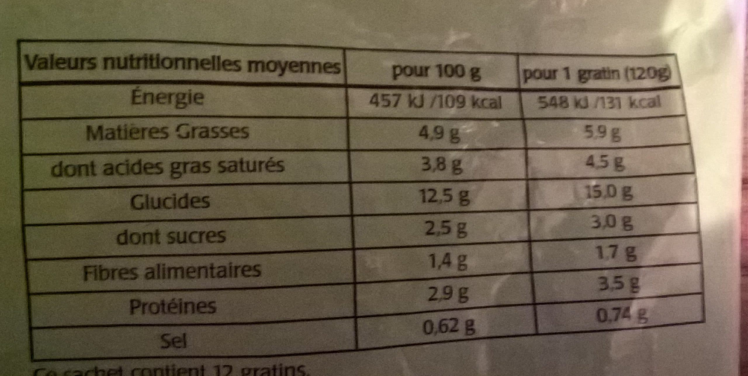 Cité Marine 12 Mini-Gratins de Pommes de Terre à la Dauphinoise packshot