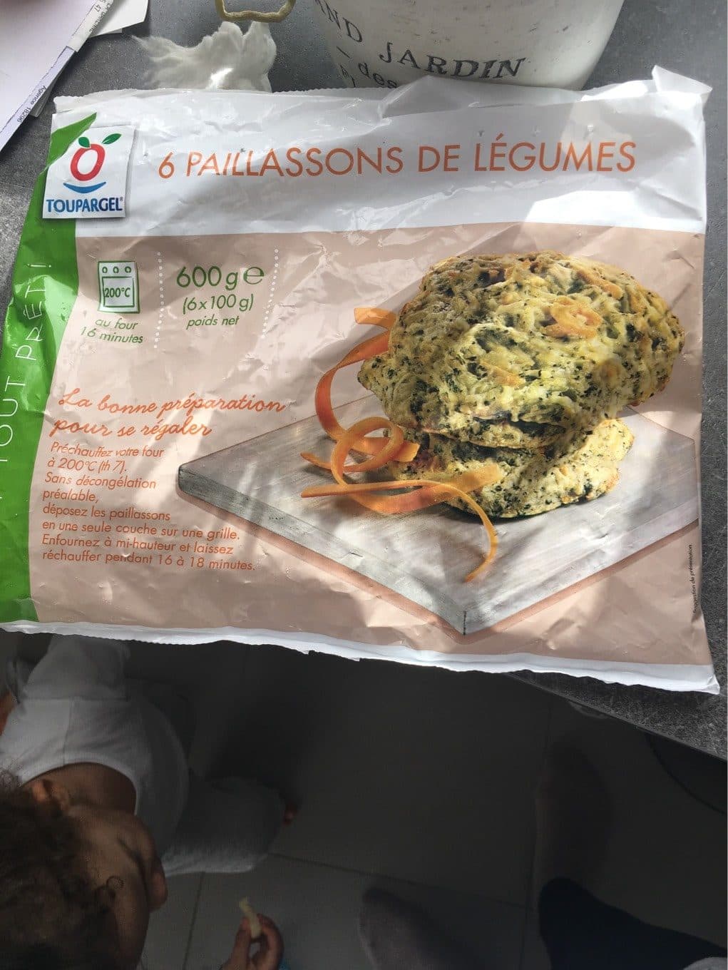 Toupargel Toupargel Paillassons de Légumes 6 x 100 g Surgelé packshot