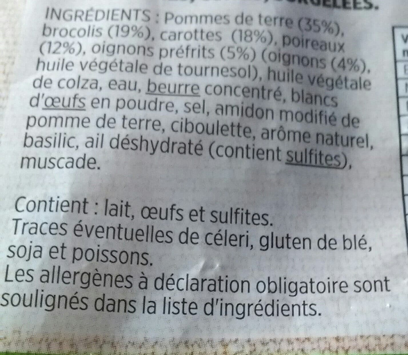Toupargel Toupargel Paillassons de Légumes 6 x 100 g Surgelé packshot