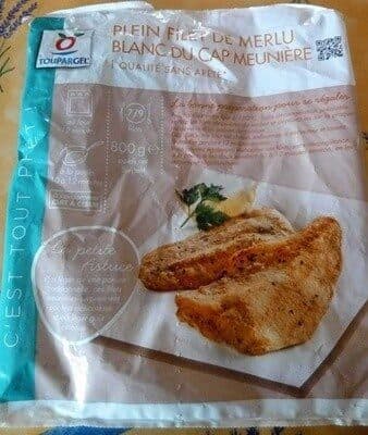 Toupargel Plein filet de merlu blanc du Cap meunière packshot