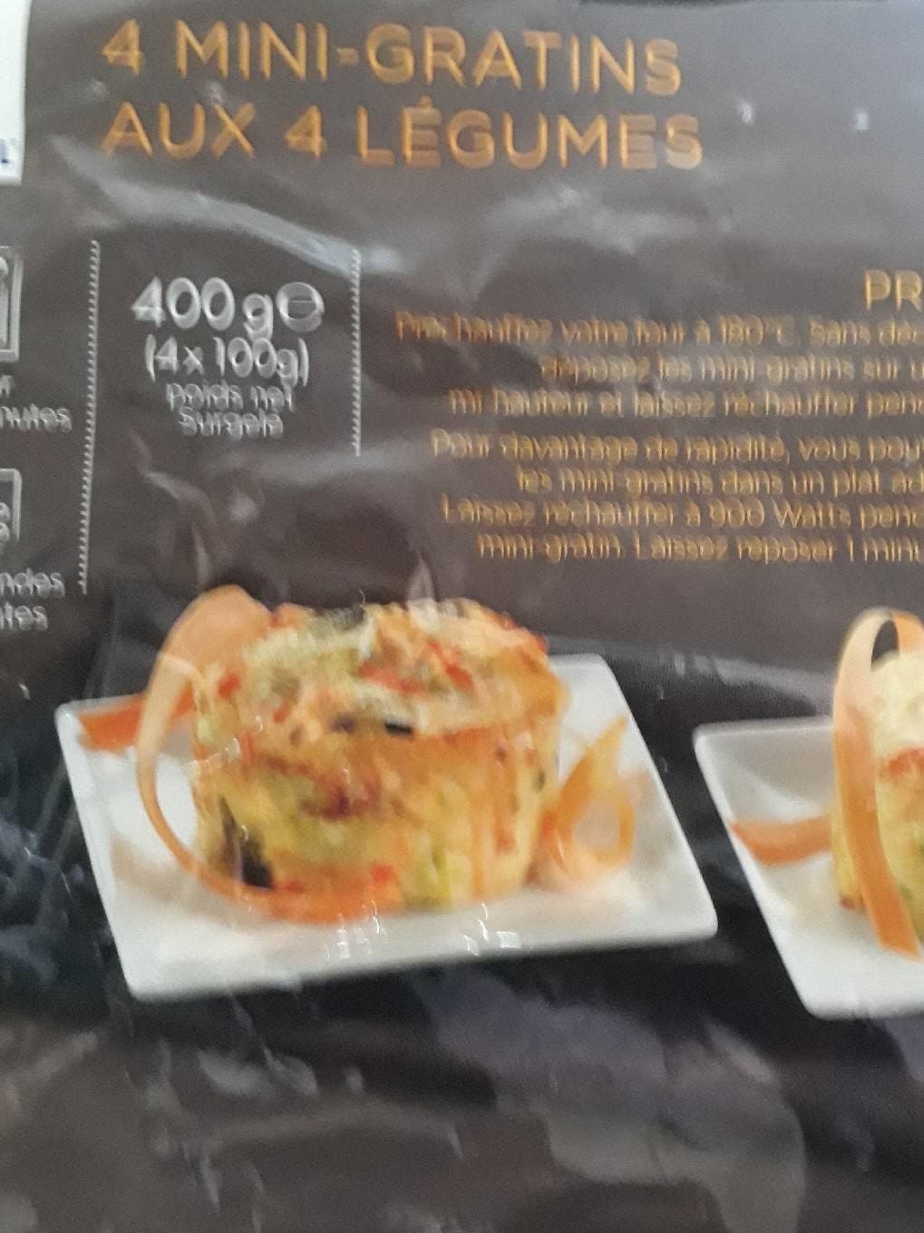 TOUPARGEL Mini-gratins aux 4 légumes packshot