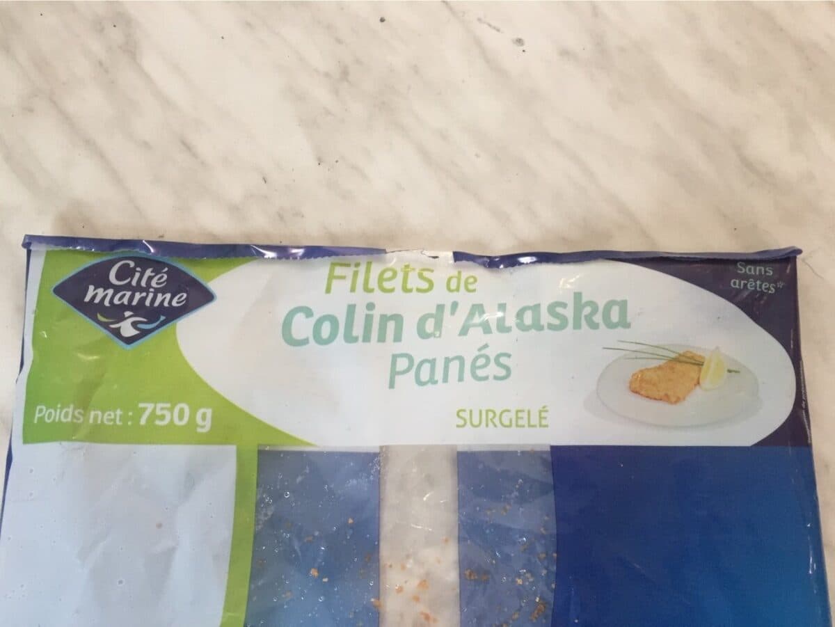 Cité Marine Filets de colin d alaska panes packshot