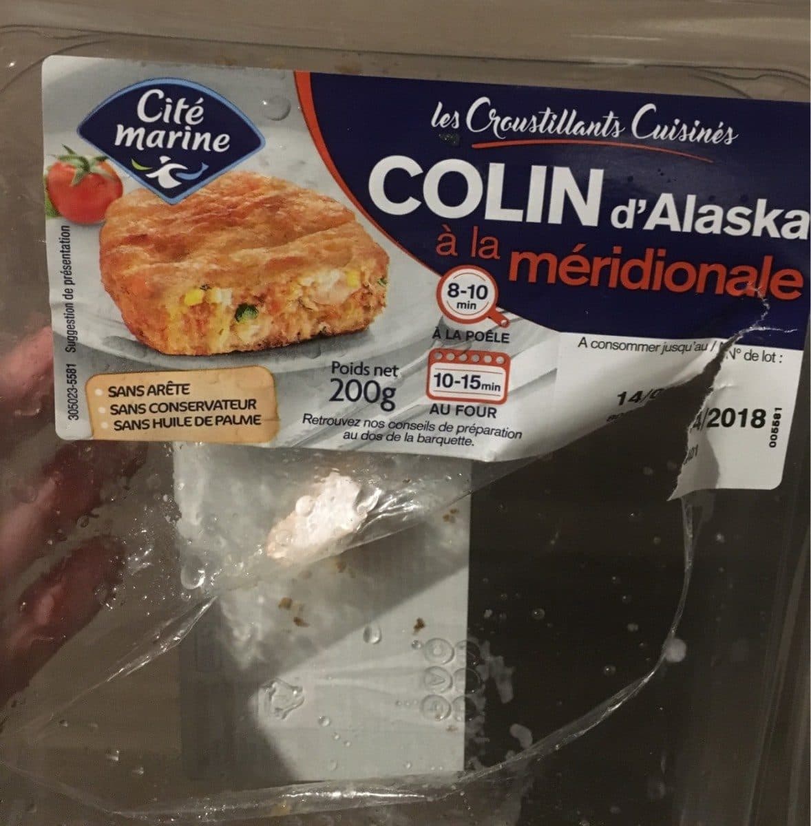 Cité Marine Colin d'alaska à la méridionale packshot