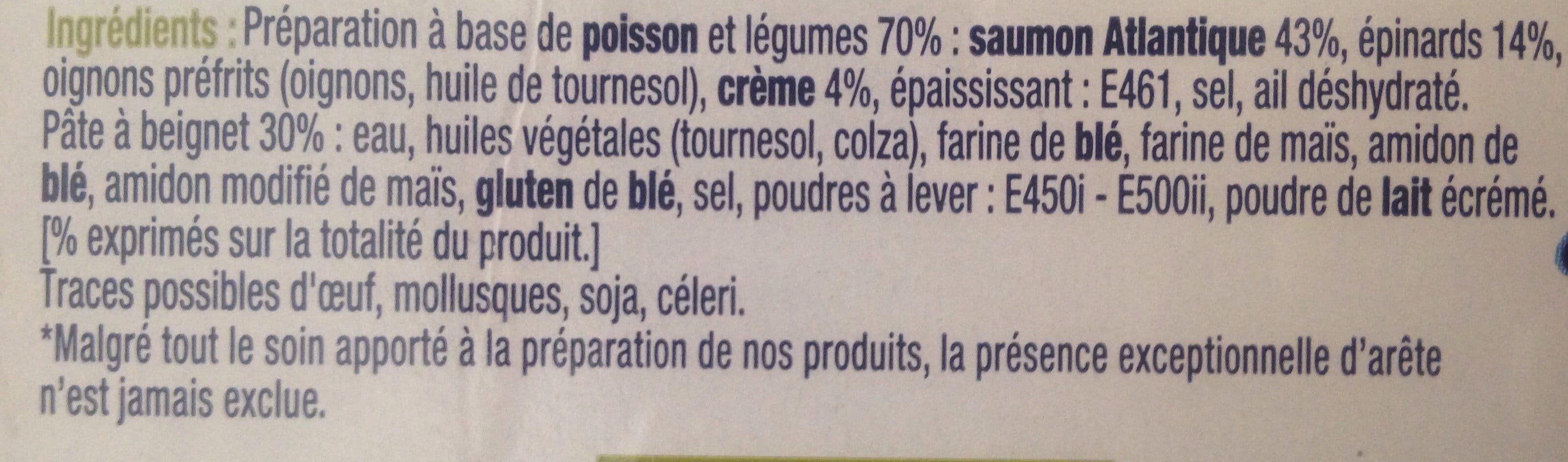 Cité Marine Saumon Aux Epinards à La Crème packshot