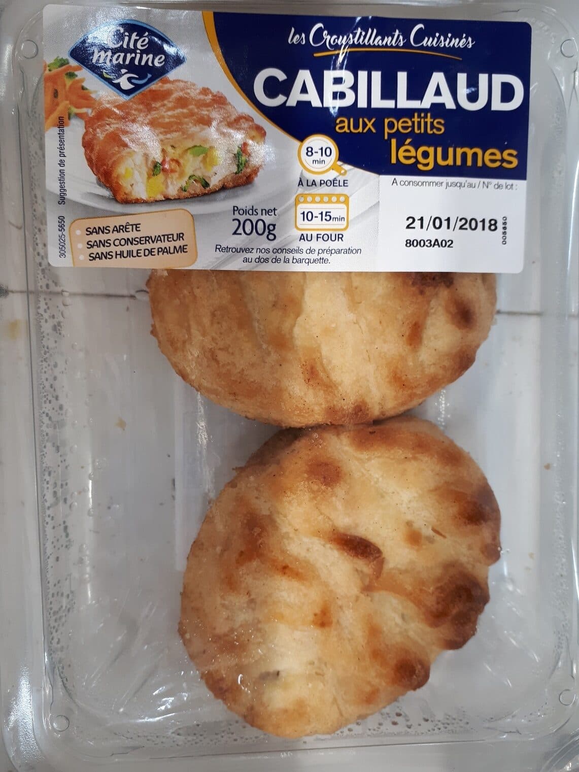 Cabillaud Cité marine packshot