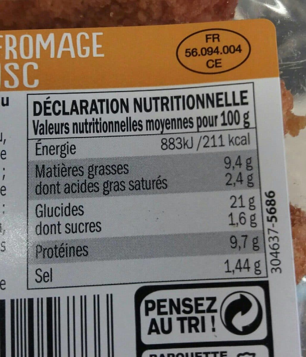 Open Food Facts Petits poissons panés au fromage fondu packshot