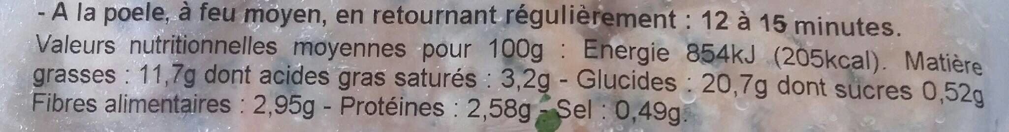 Cite marine Poêlée de pommes de terre sarladaise packshot