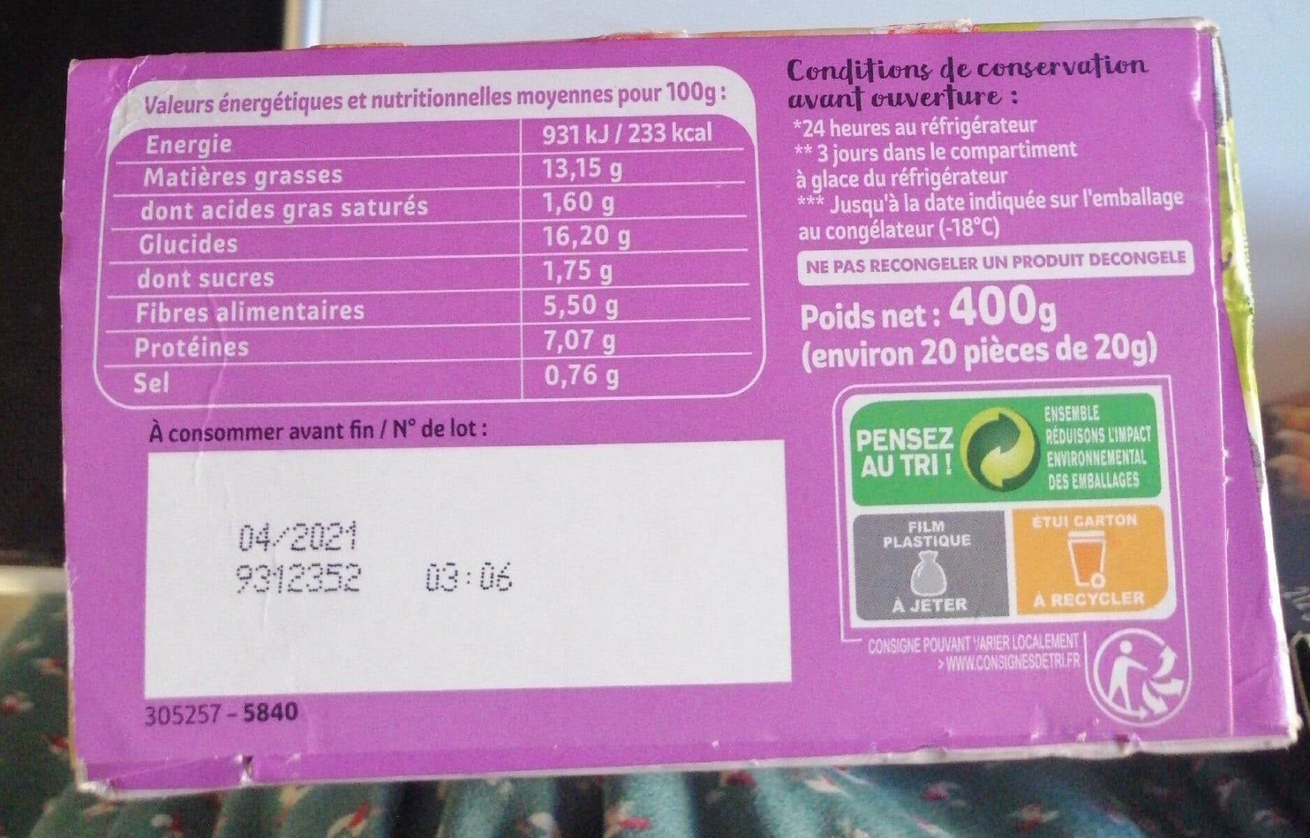 Mon repas végétal Falafels fèves, menthe & coriandre packshot