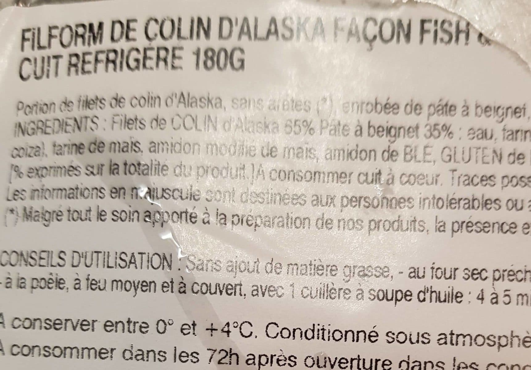 Open Food Facts Colin d'alaska packshot