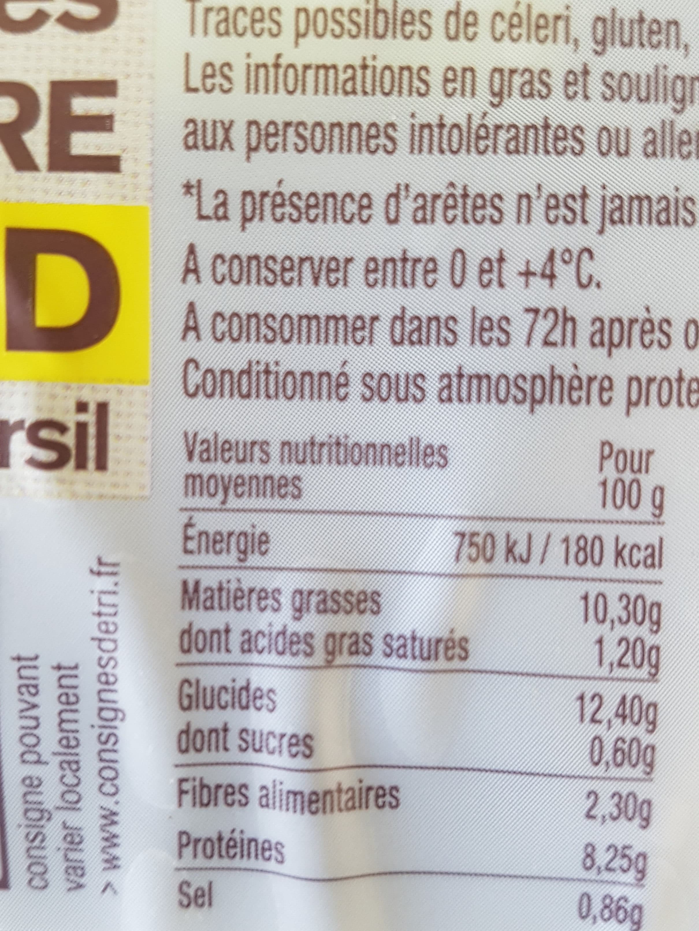 Cité marine Râpés pomme de terre, cabillaud MSC, ail & persil - 200g - Frais packshot