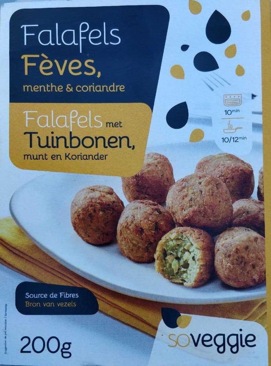 so veggie Falafels feves menthe et coriandre packshot