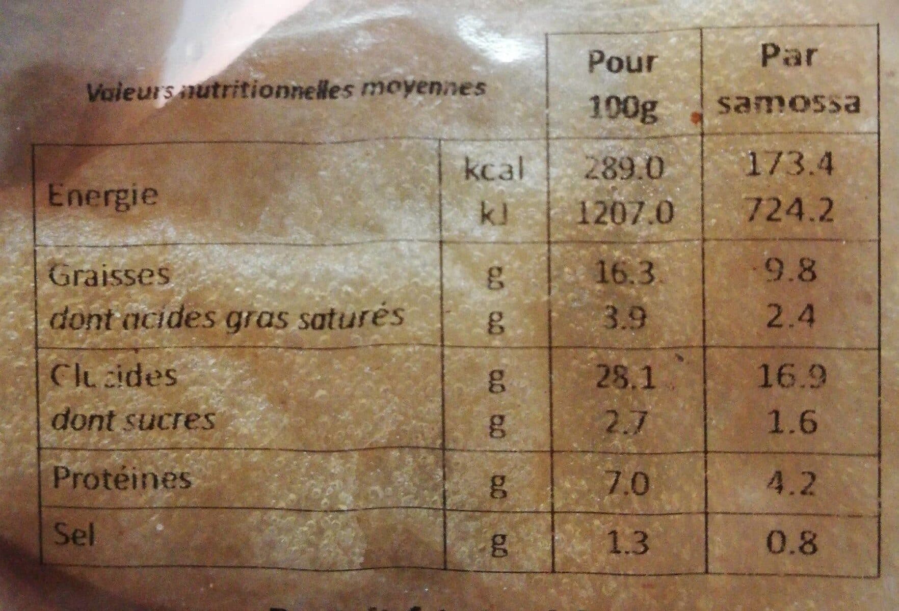 Le cantonnais Le Cantonnais Samossas la barquette de 4 240 g packshot