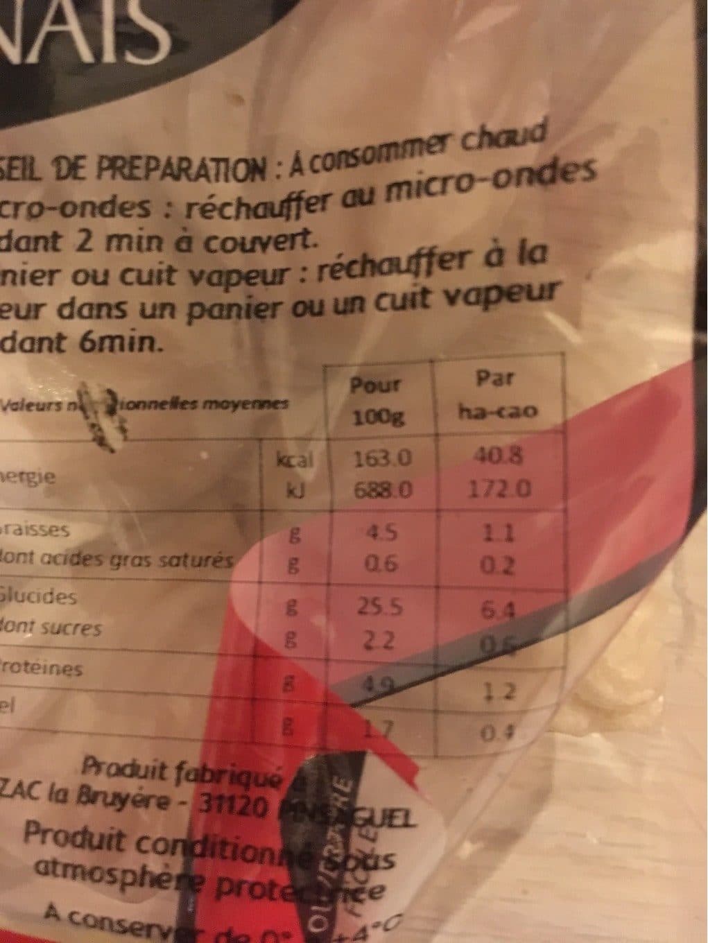 Le Cantonnais Ha-cao a la crevette packshot